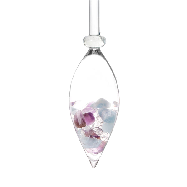 Water Stick VitaJuwel "Flower of Life" (amethyst, aquamarine, rock crystal)