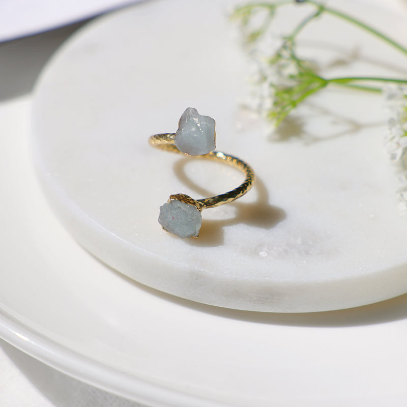 Empress Aquamarine Ring