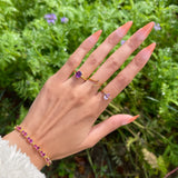 Princess Of The Divine Amethyst Crystal Ring