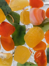 Water Stick VitaJuwel "Happiness" (nephrite jade, carnelian, orange calcite, rock crystal)) - Beau Life